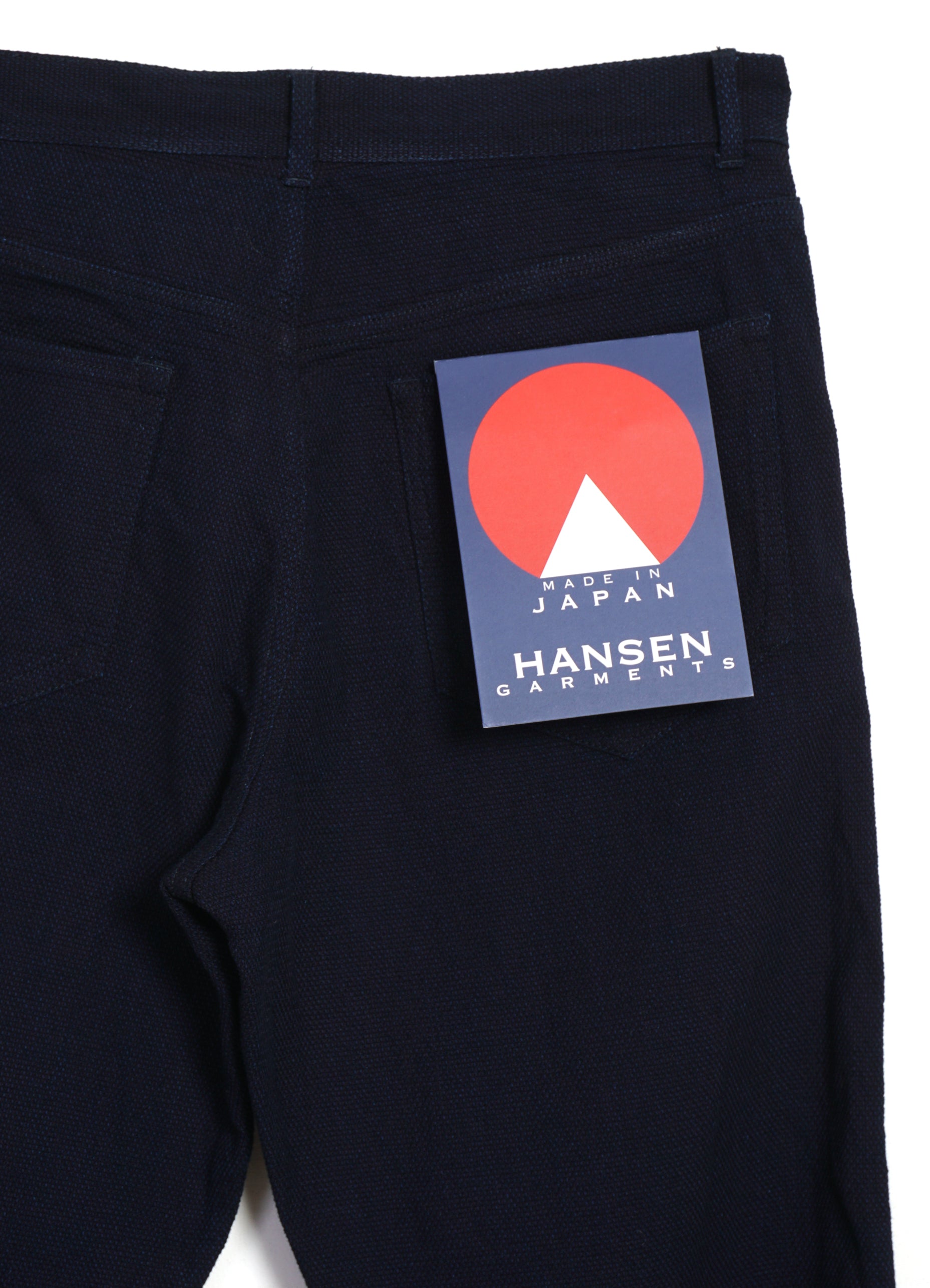 DEAN 102-14-27-4 | Straight Cut Trousers | Dobby Indigo