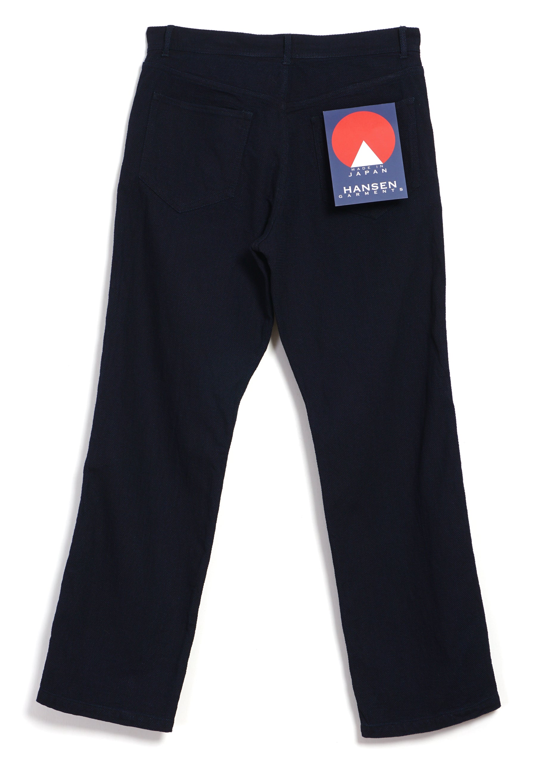 DEAN 102-14-27-4 | Straight Cut Trousers | Dobby Indigo