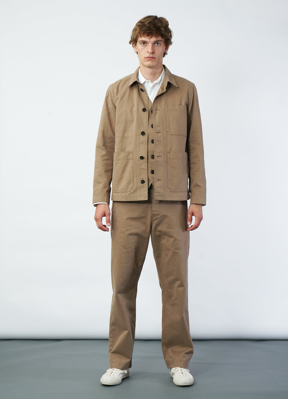 KELD 29-56-7 | Straight Cut Trousers | Beige