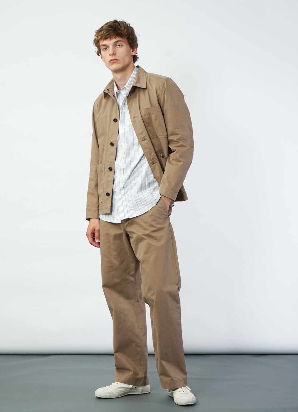 RAYMOND 29-46-3 | Relaxed Classic Striped Shirt | Agadir Blue