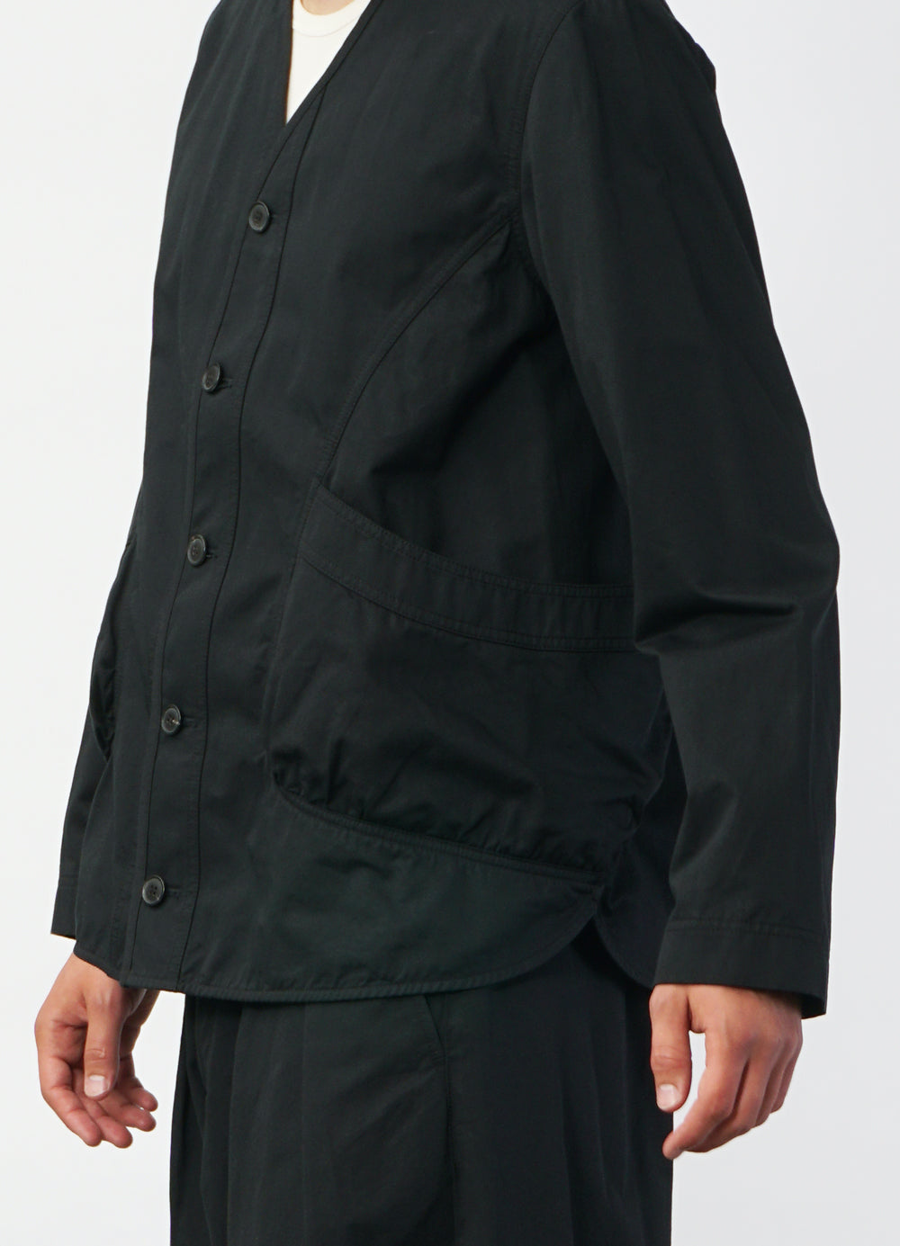 BERNARD 29-77-2 | Loose Fit Light Jacket | Black Drill