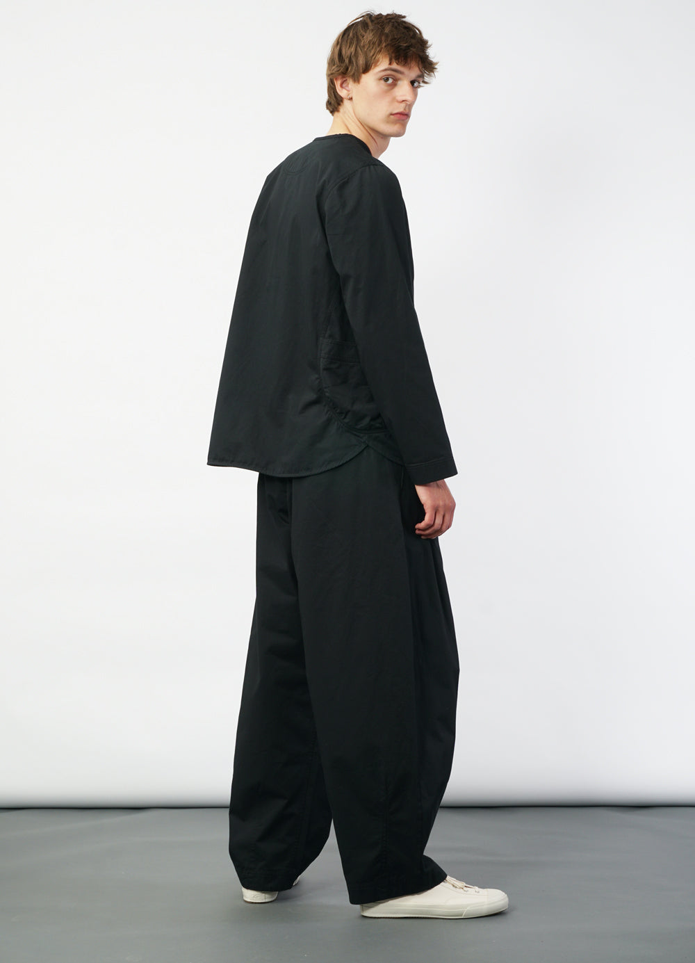 ANDREW 29-77-2 | Super Wide Cut Trousers | Black Drill