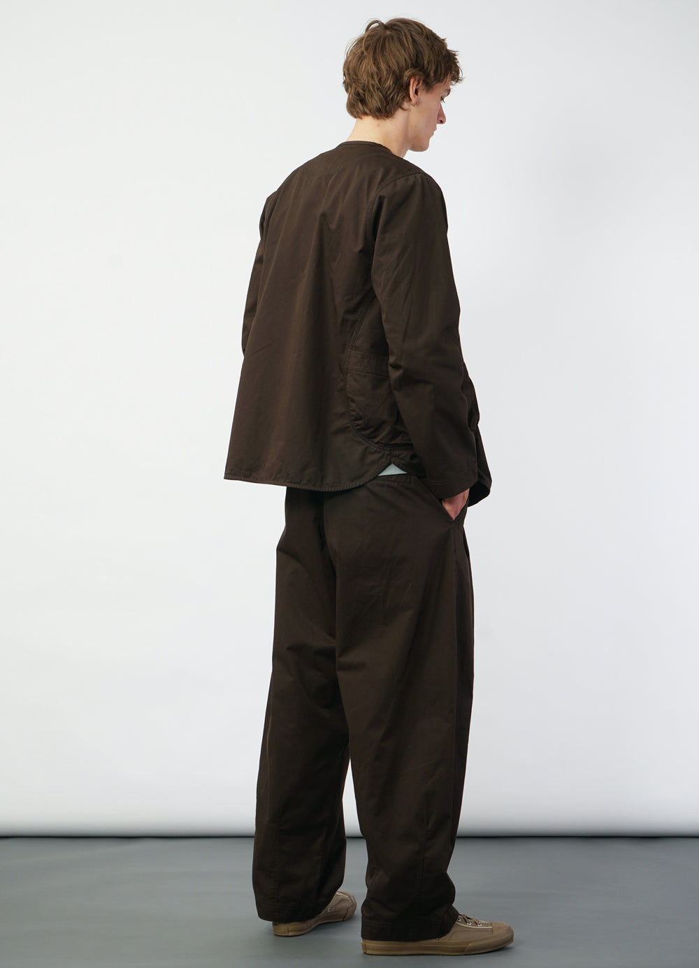 ANDREW 29-77-9 | Super Wide Cut Trousers | Coffee Drill