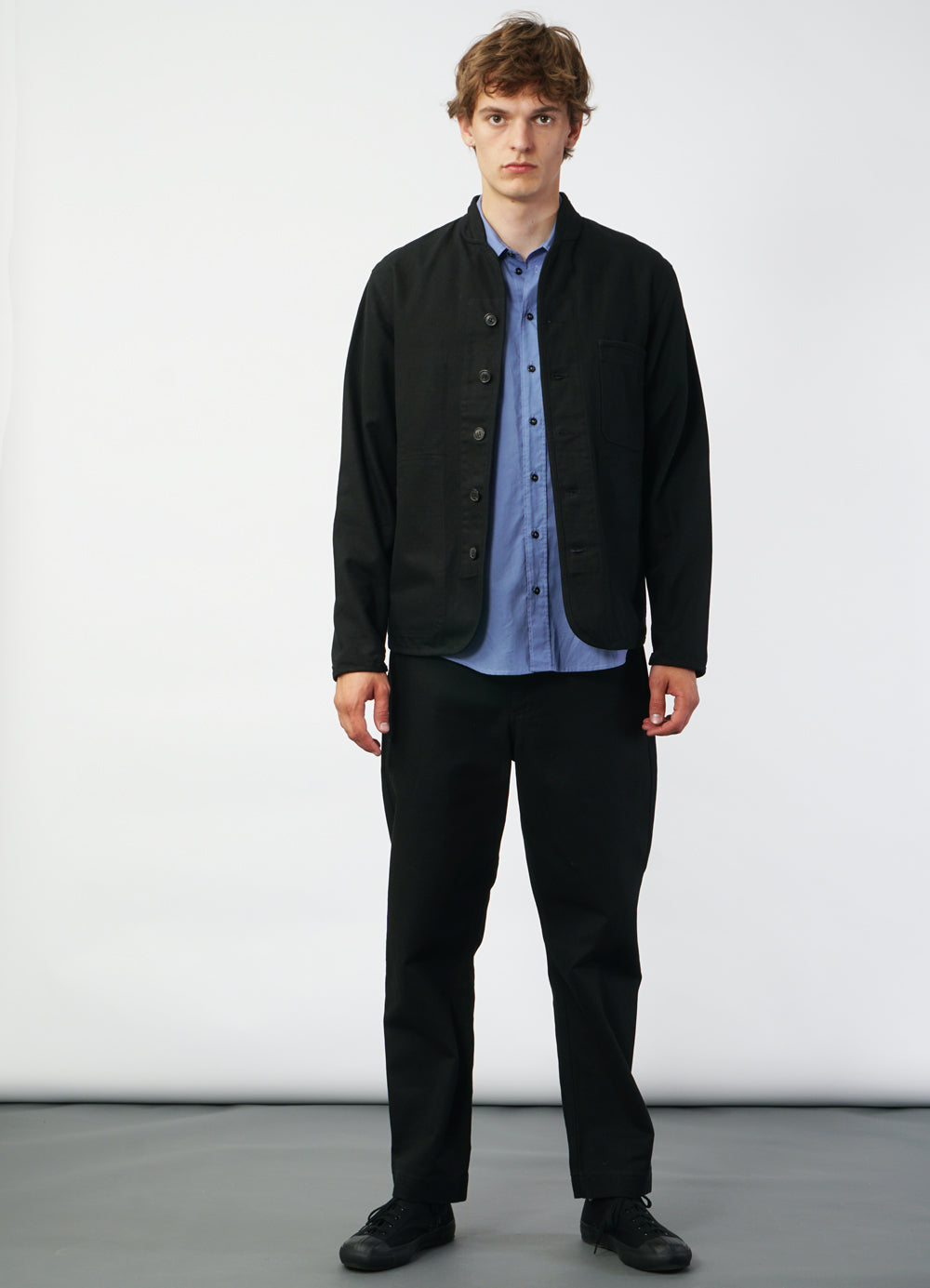 ERLING 27-90-2 | Refined Work Jacket | Black Canvas