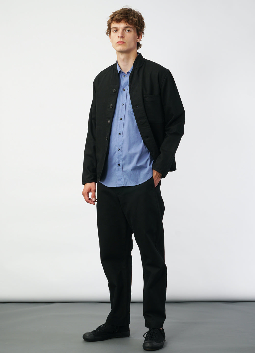 REIDAR 29-47-3 | Loose Fit Short Sleeve Shirt | Blue Bell