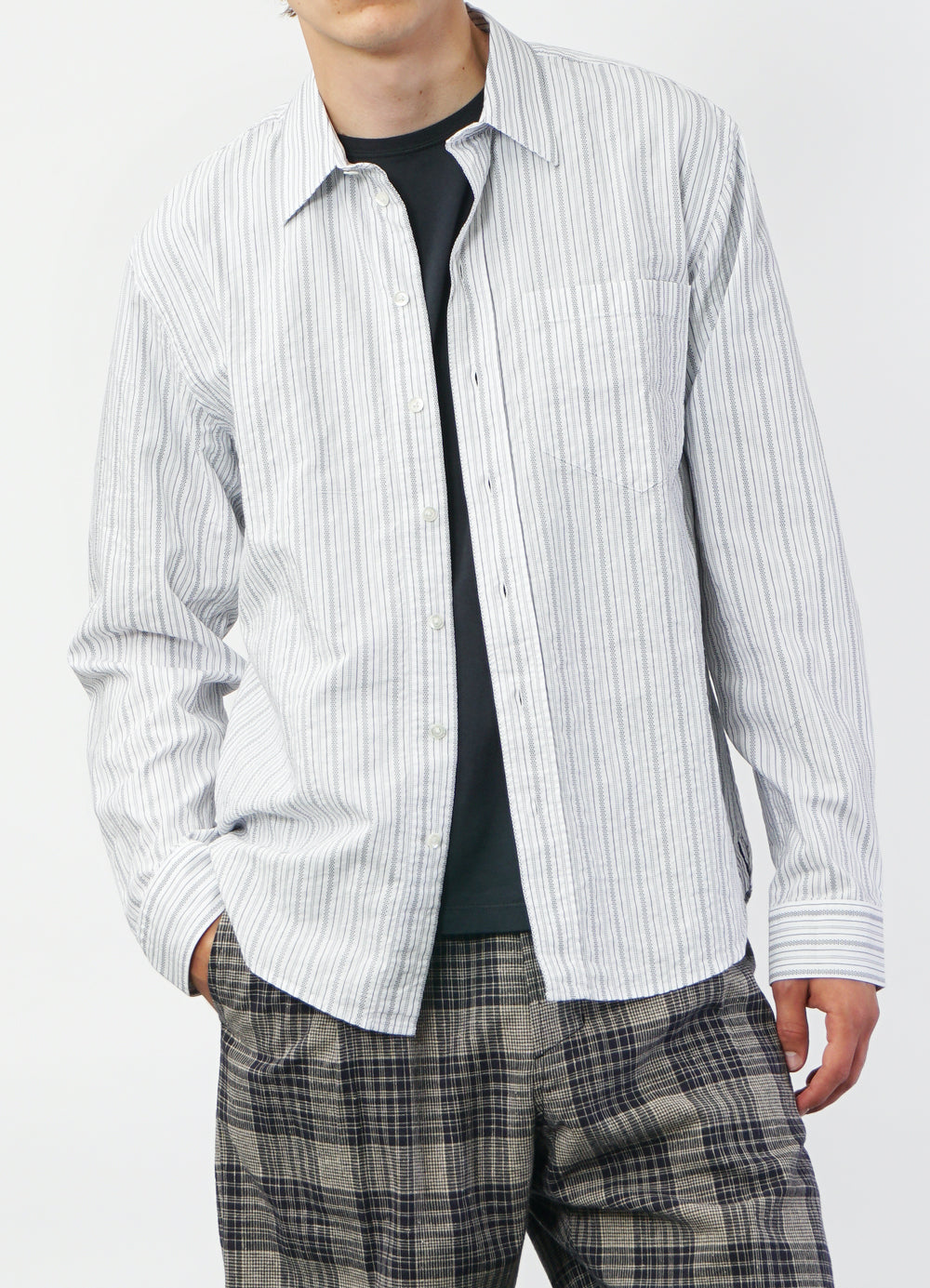 JULIAN 29-110-4 | Crew Neck T-Shirt | Indigo-Like