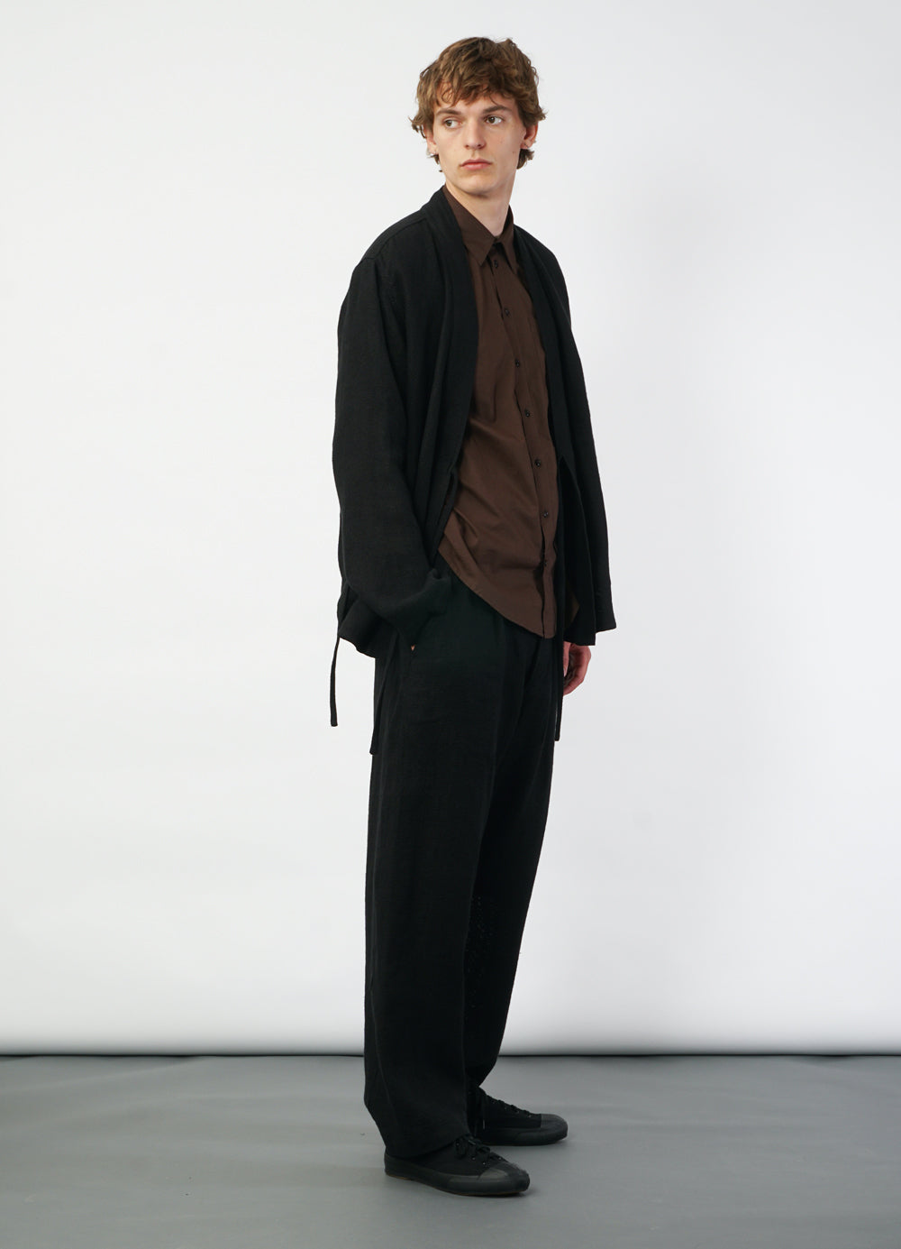 REIDAR 29-47-9 | Loose Fit Short Sleeve Shirt | Chocolate