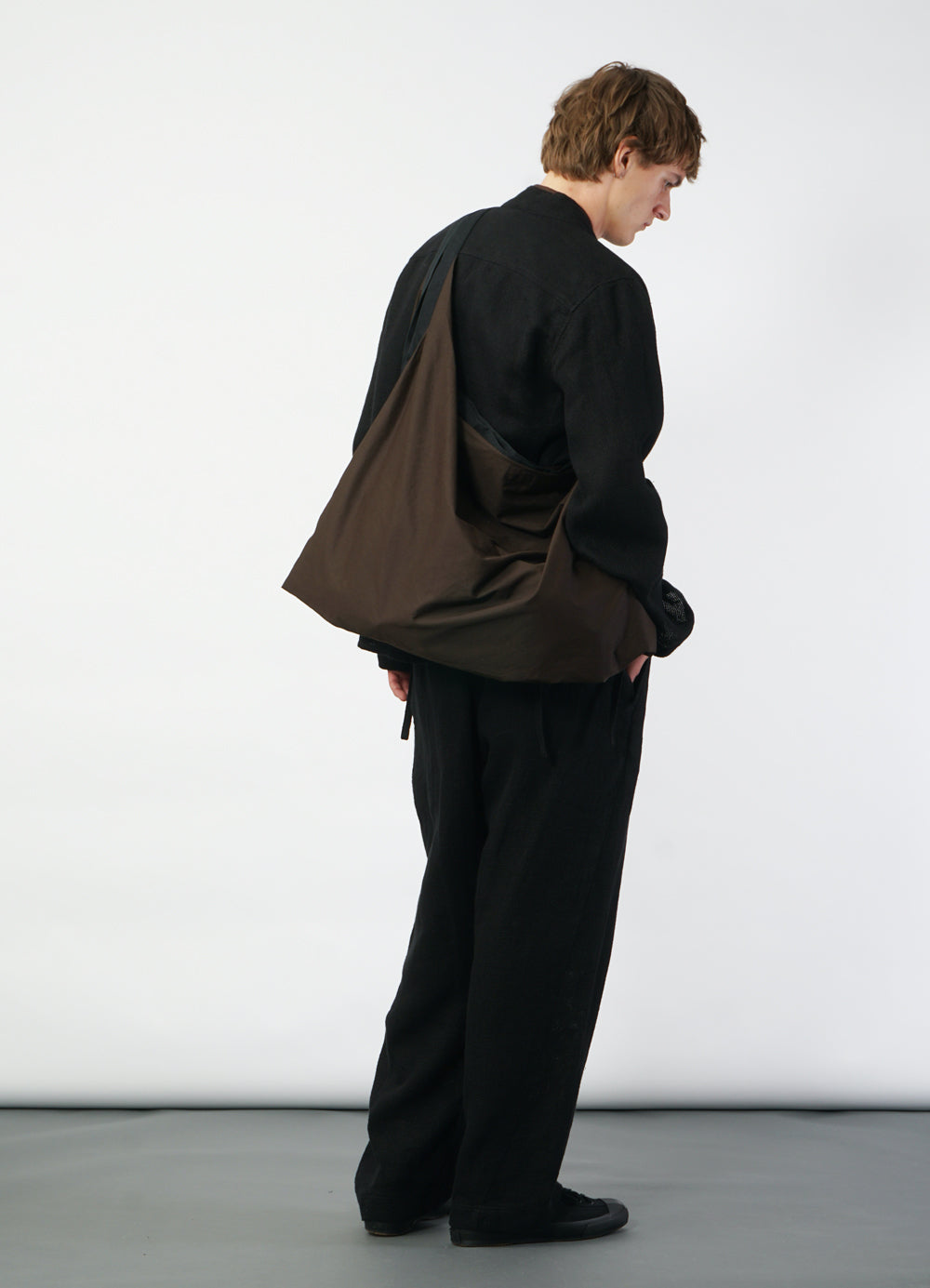 MALTE 29-77-9 | Large Origami Bag | Coffee Drill