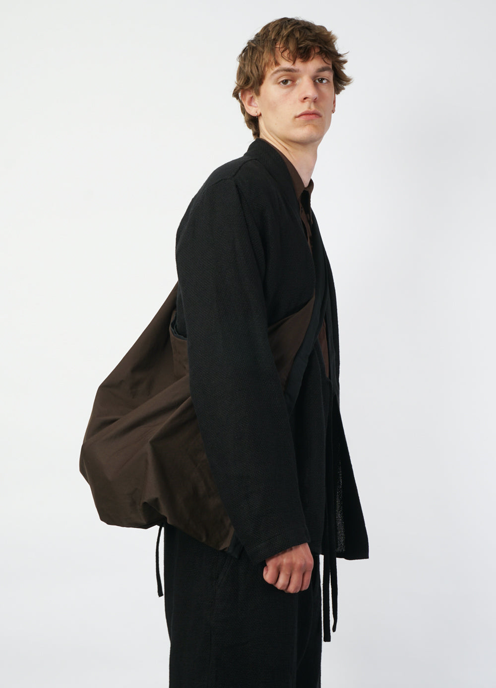 MALTE 29-77-9 | Large Origami Bag | Coffee Drill