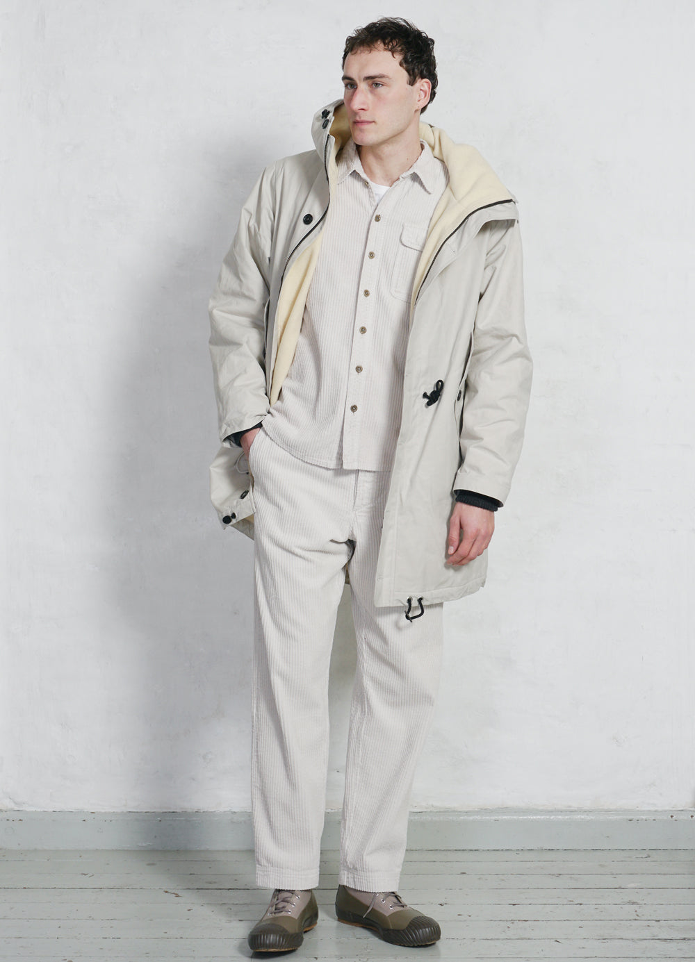 KEN 28-24-1 | Wide Cut Trousers | Clay