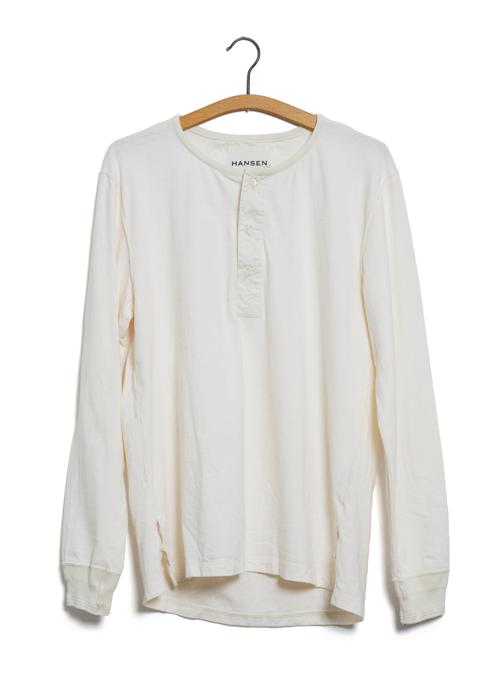 JONAS 150-15-1 | Long Sleeved Henley | Off-white