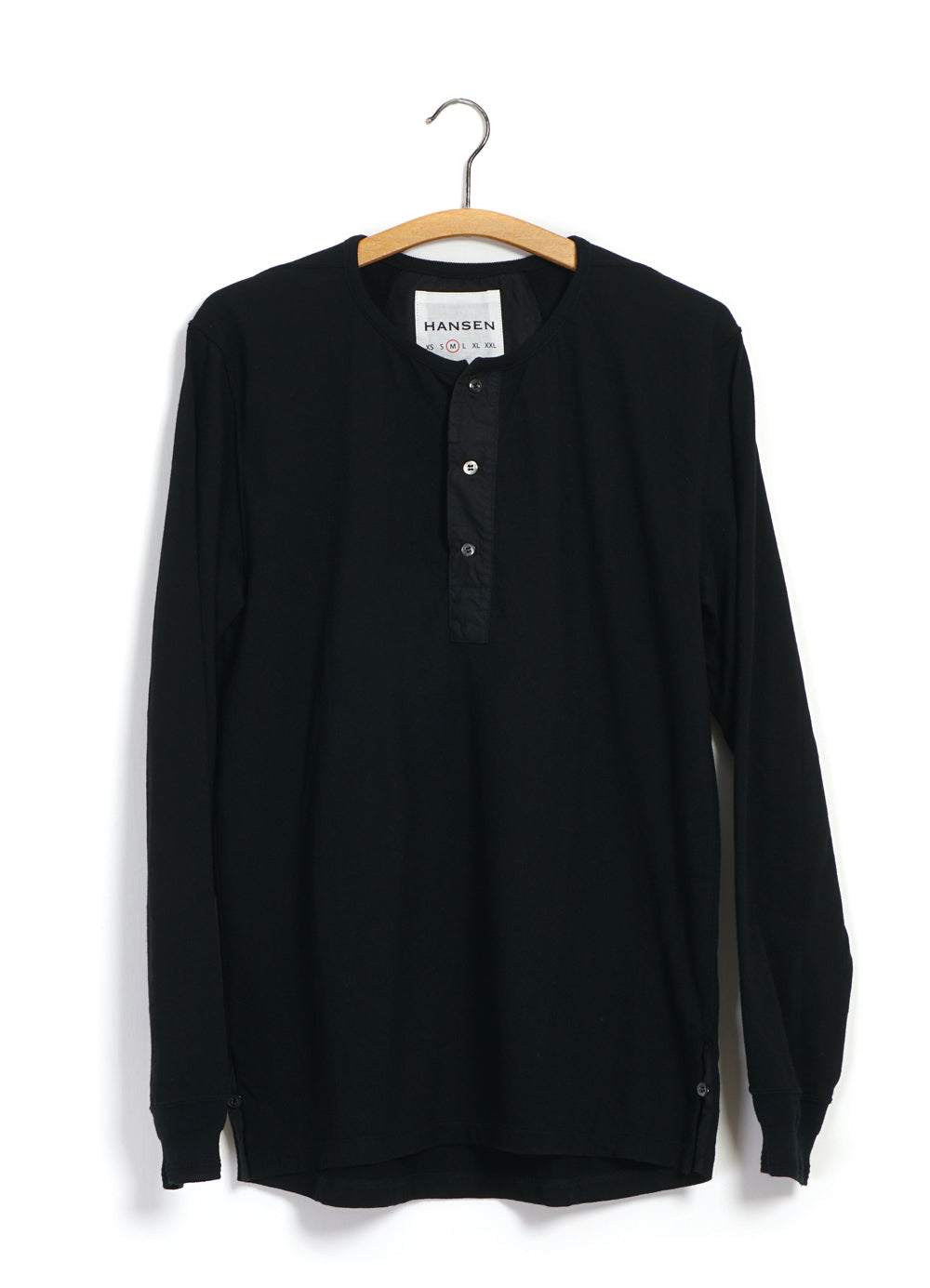 JONAS 150-15-2 | Long Sleeved Henley | Black