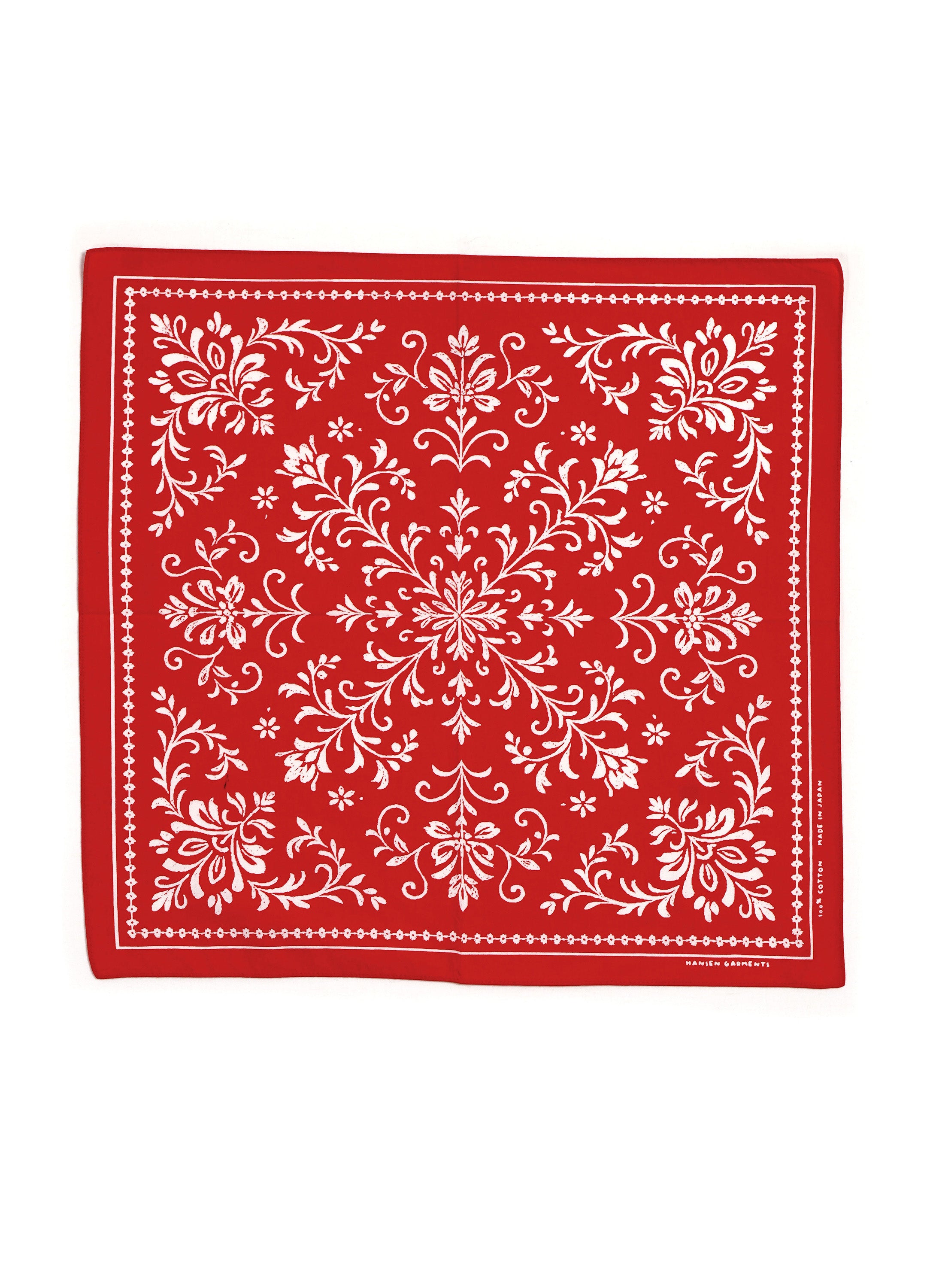 BUNAD 160-50-8 | Screen Print Bandana | Red