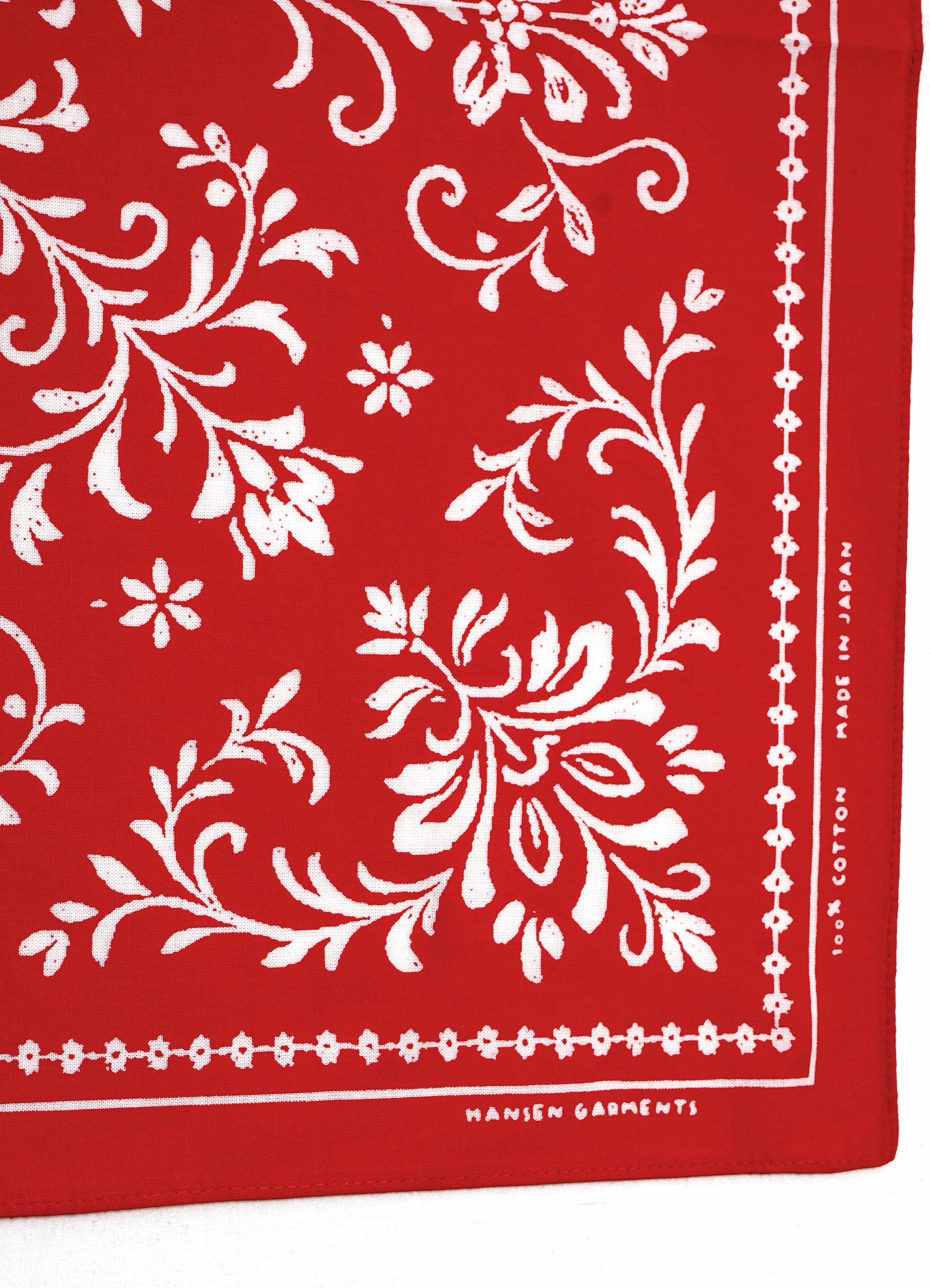 BUNAD 160-50-8 | Screen Print Bandana | Red