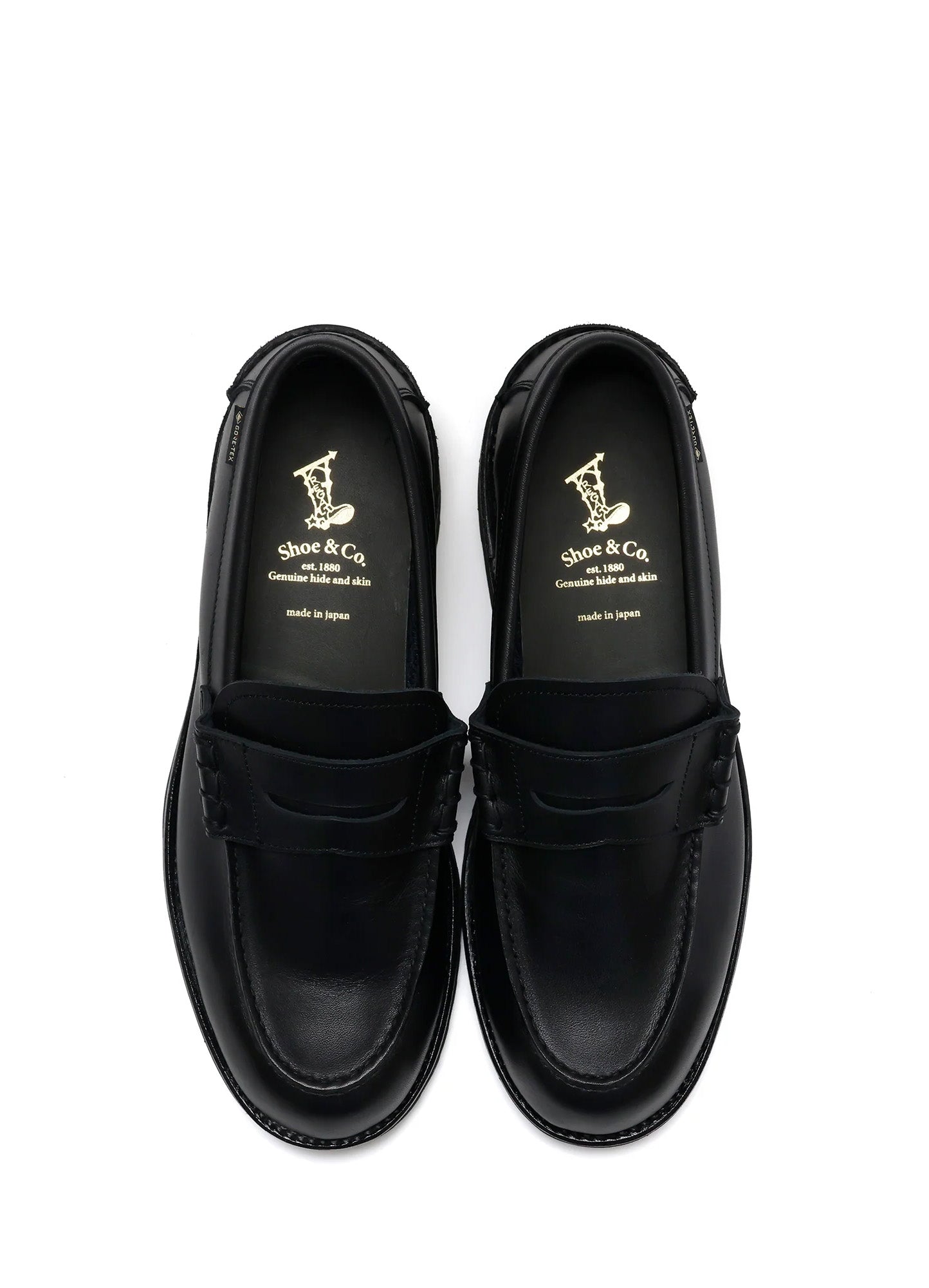 LOAFER | Gore-Tex Beefroll Leather Loafer | Black