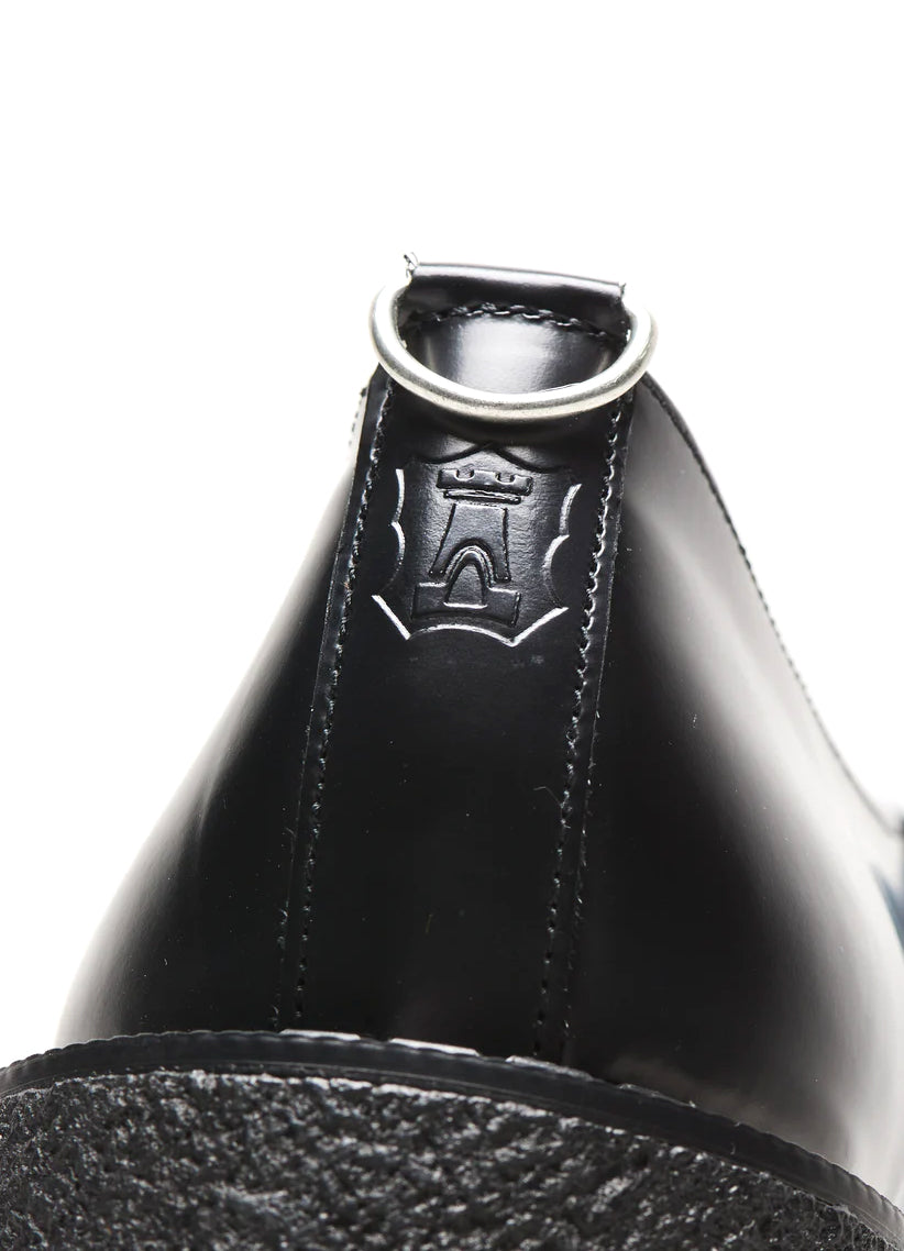 HATTON | Basketweave Leather Shoe | Black