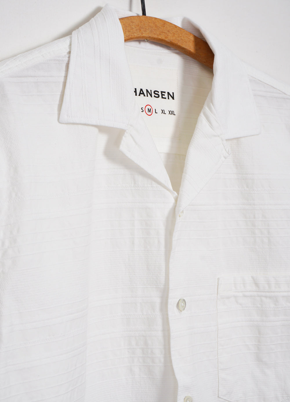 JONNY | Short Sleeve Shirt | Striped Dobby