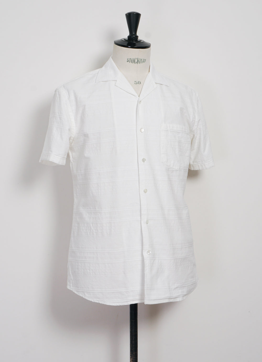 JONNY | Short Sleeve Shirt | Striped Dobby