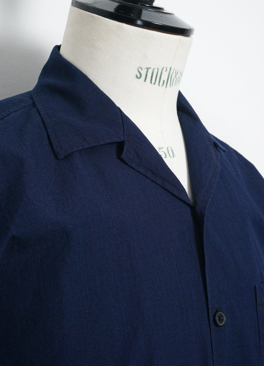 JONNY | Short Sleeve Shirt | Indigo Ripstop