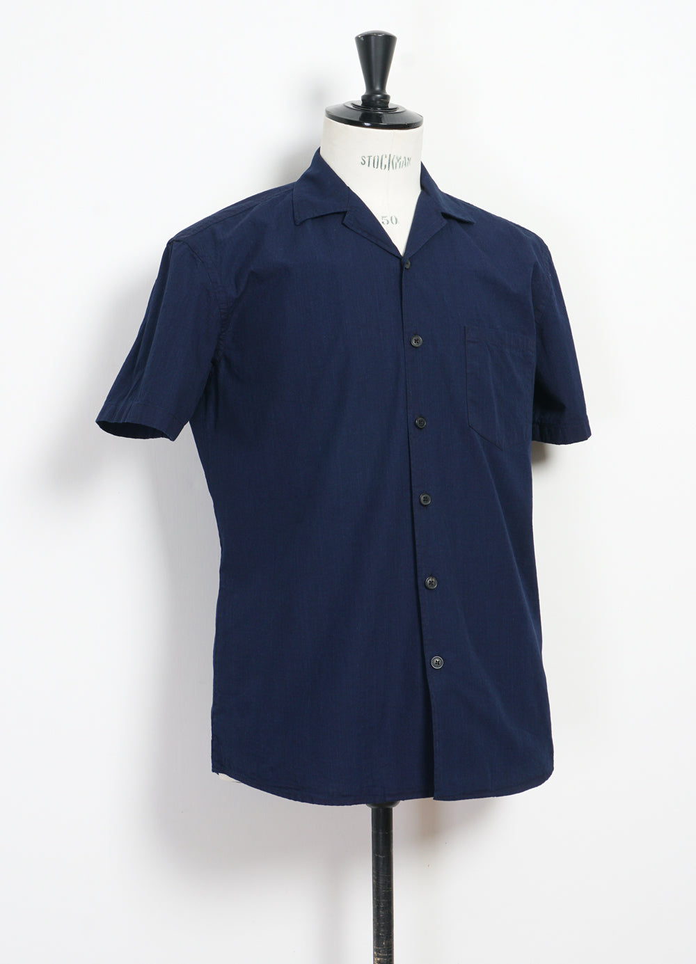 JONNY | Short Sleeve Shirt | Indigo Ripstop