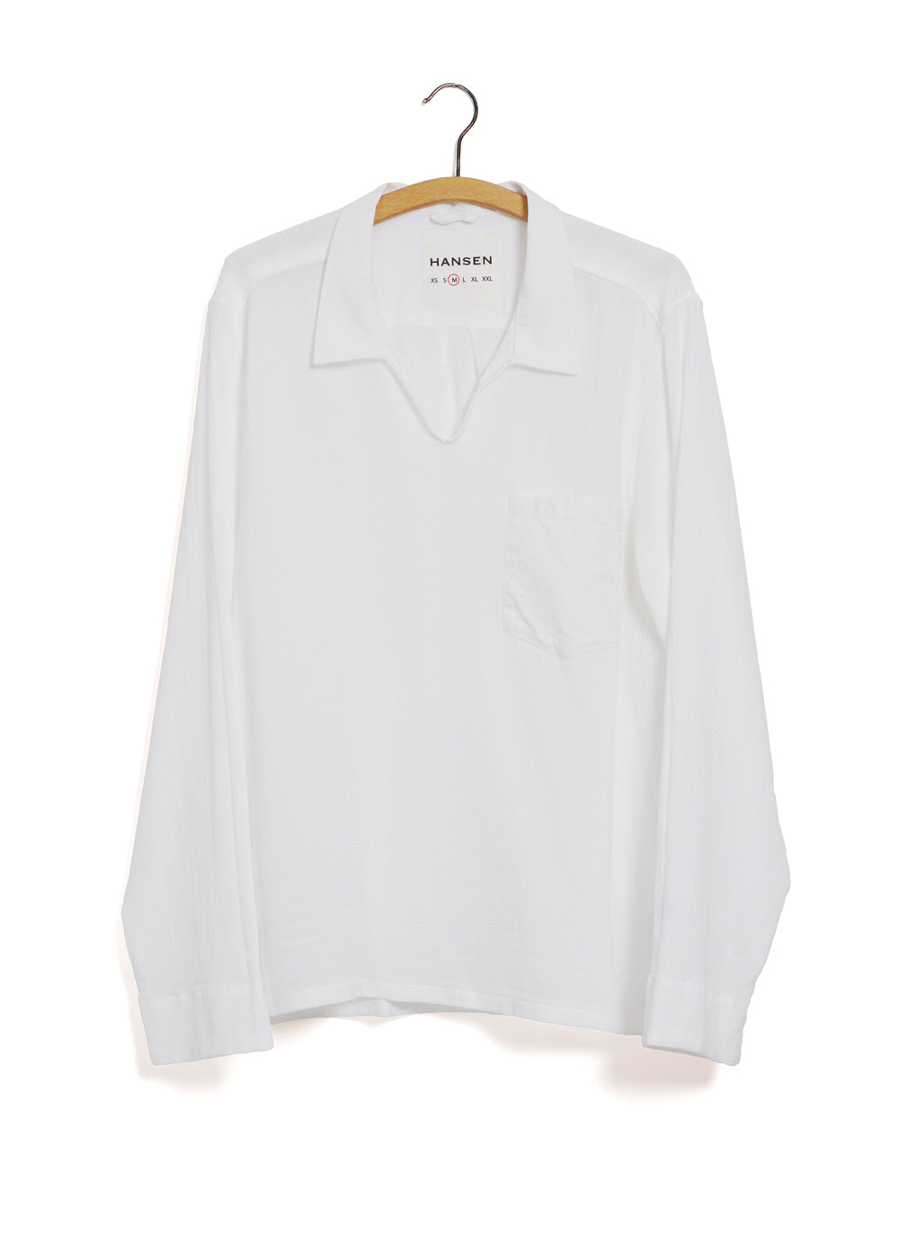 MARIUS | Casual Gauze Pull-on Shirt | White