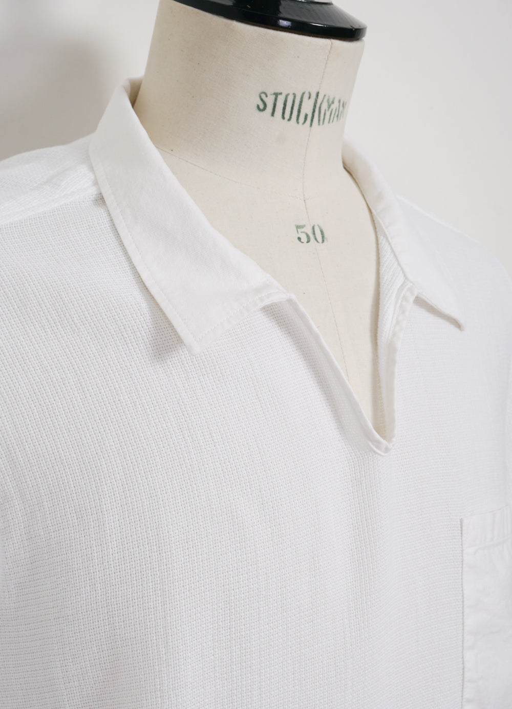 MARIUS | Casual Gauze Pull-on Shirt | White