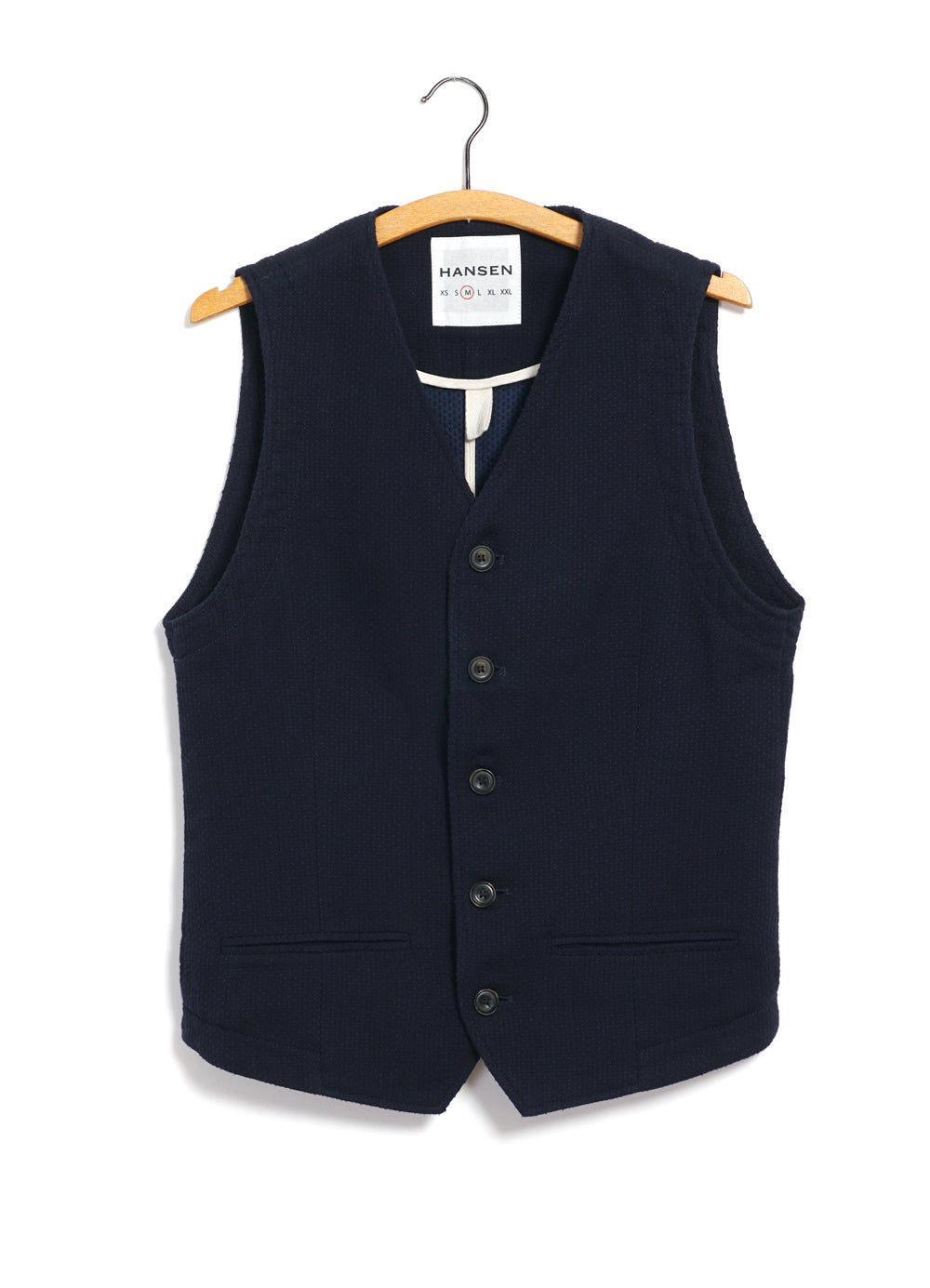 DANIEL | Casual Waistcoat | Indigo Sashiko
