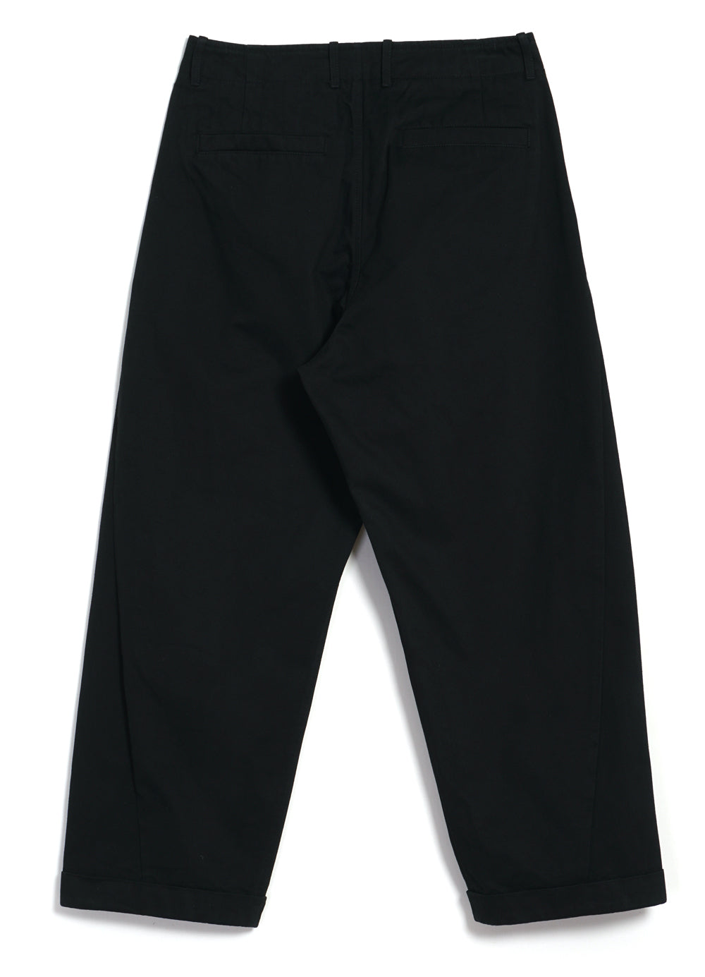 BOBBY 27-56-2 | Wide Pleated Everyday Trousers | Black 1