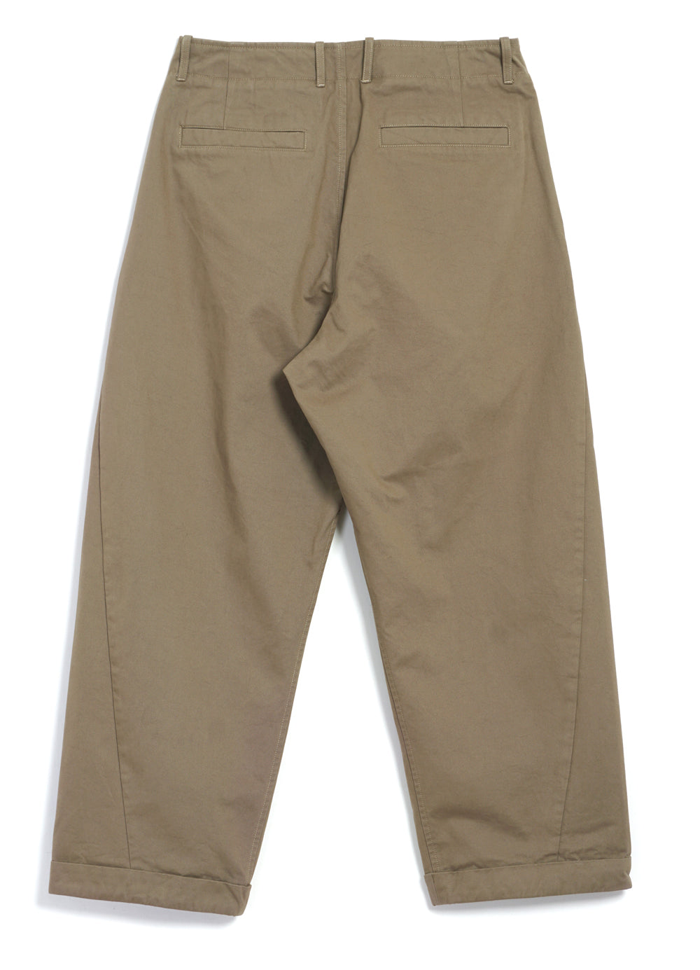 BOBBY 30-56-7 | Wide Pleated Everyday Trousers | Beige