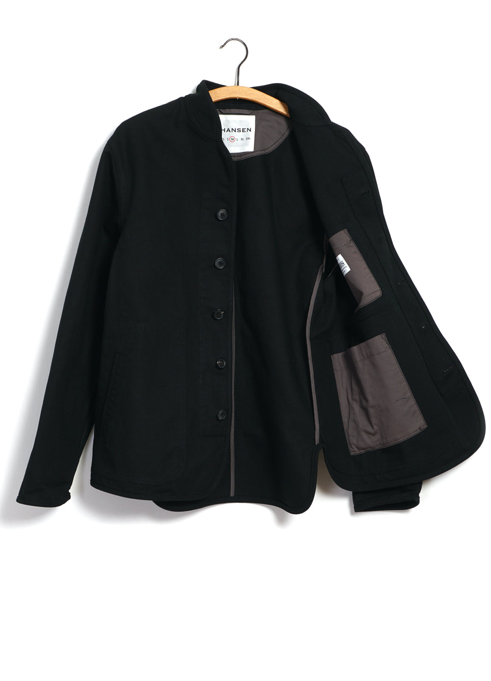 ERLING 27-90-2 | Refined Work Jacket | Black Canvas