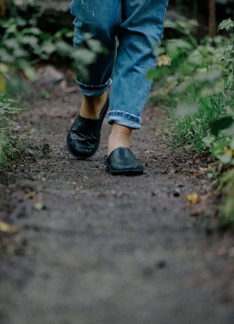 ROMA | Vegetable Tanned Leather Slipper | Cognac Brown