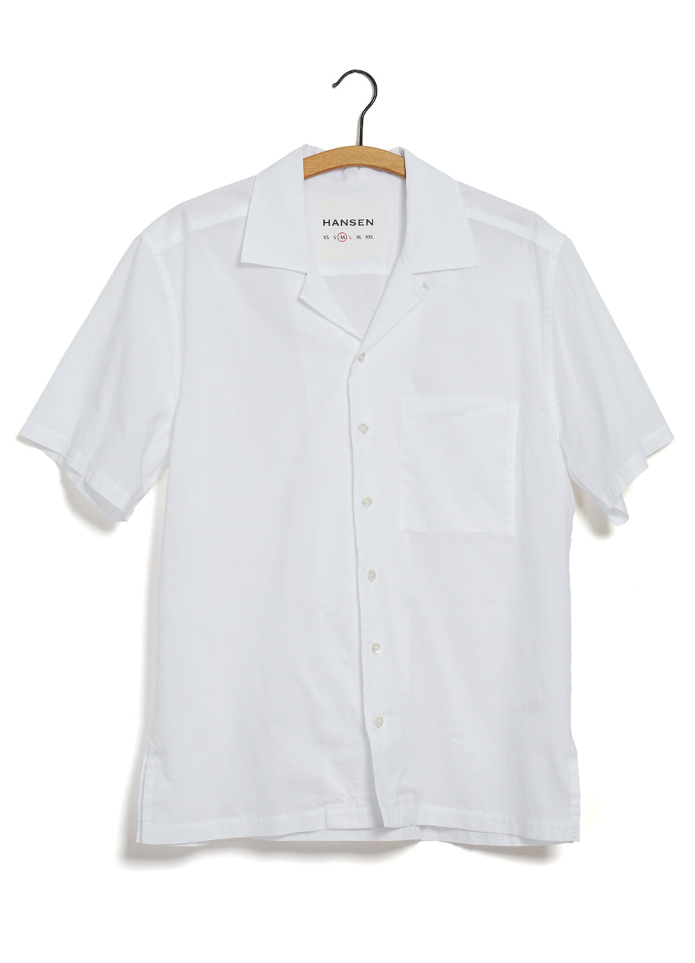 CALEB 29-43-1 | Short Sleeve Cabana Shirt | White