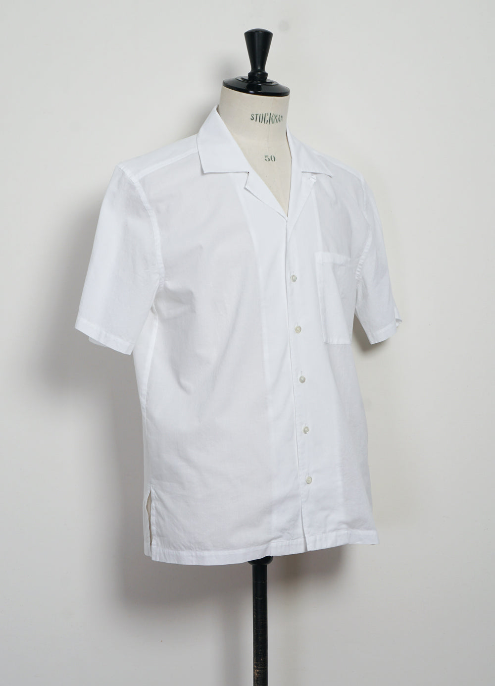 CALEB 29-43-1 | Short Sleeve Cabana Shirt | White