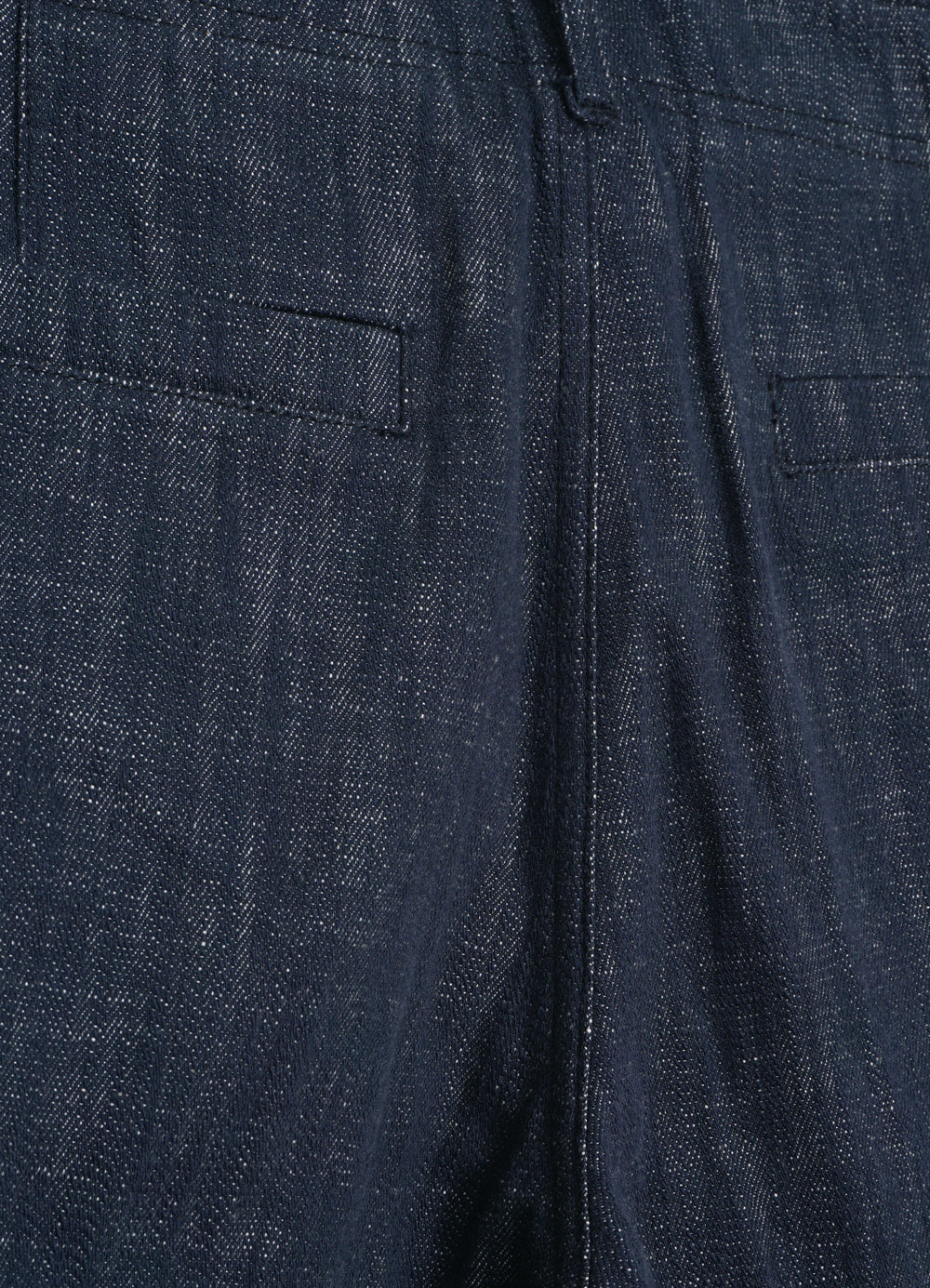 TRYGVE 29-55-3 | Wide Cut Cropped Trousers | Denim Blue