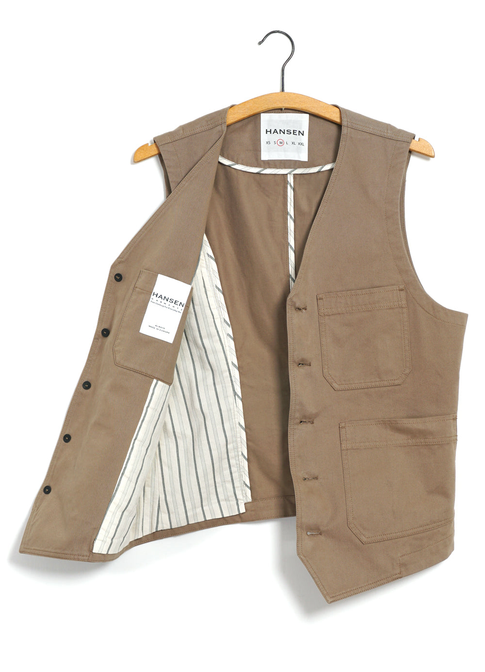 KNUD 29-56-7 | Workwear Waistcoat | Beige