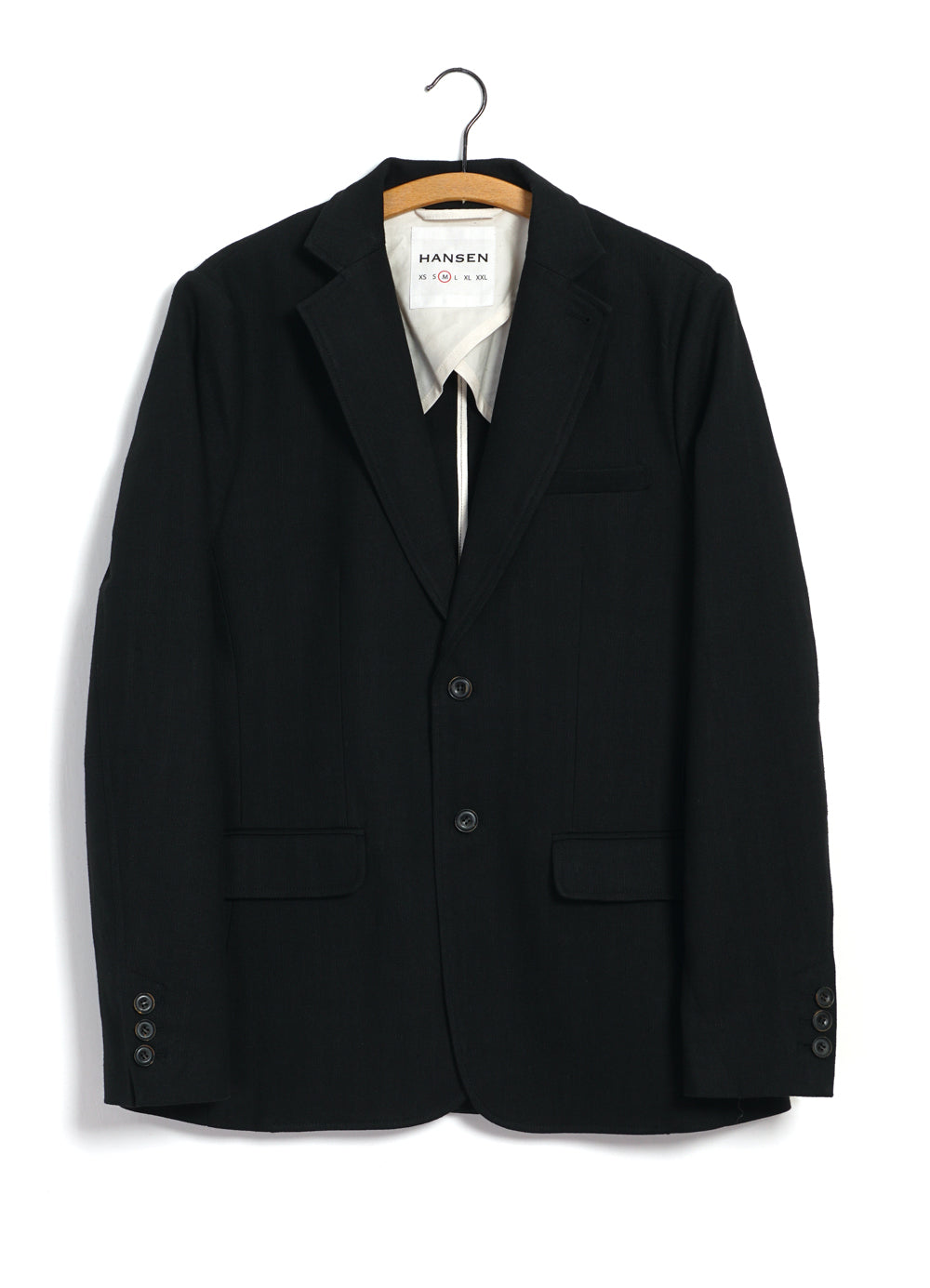 CHRIS 29-63-2 | Classic Two Button Blazer | Black Panama