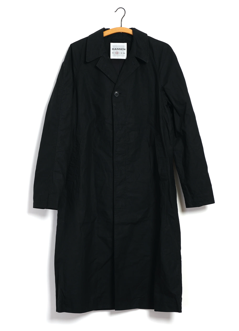 MORTEN 29-72-2 | Long Coat | Waxed Black