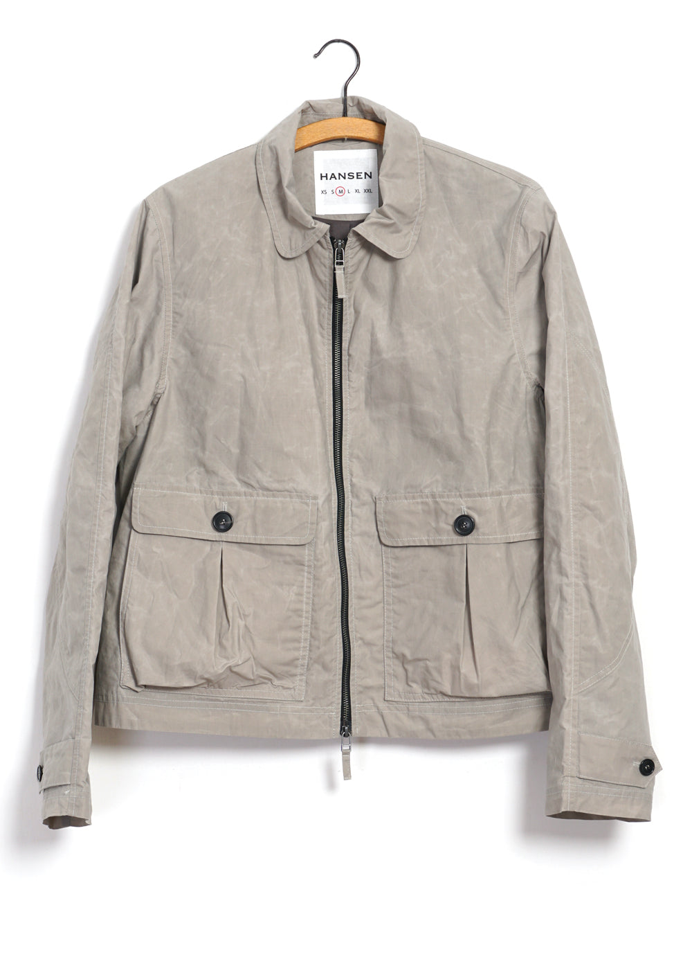DEXTER 29-72-5 | Short Wide Utility Jacket | Waxed Concrete