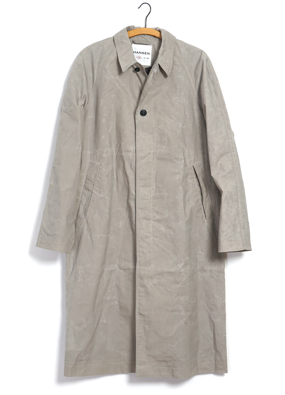 MORTEN 29-72-5 | Long Coat | Waxed Concrete