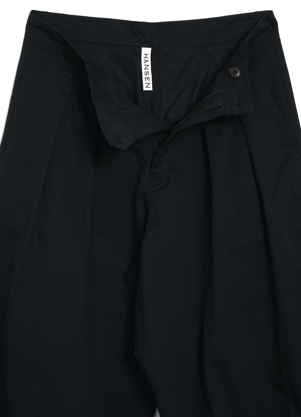 ANDREW 29-77-2 | Super Wide Cut Trousers | Black Drill
