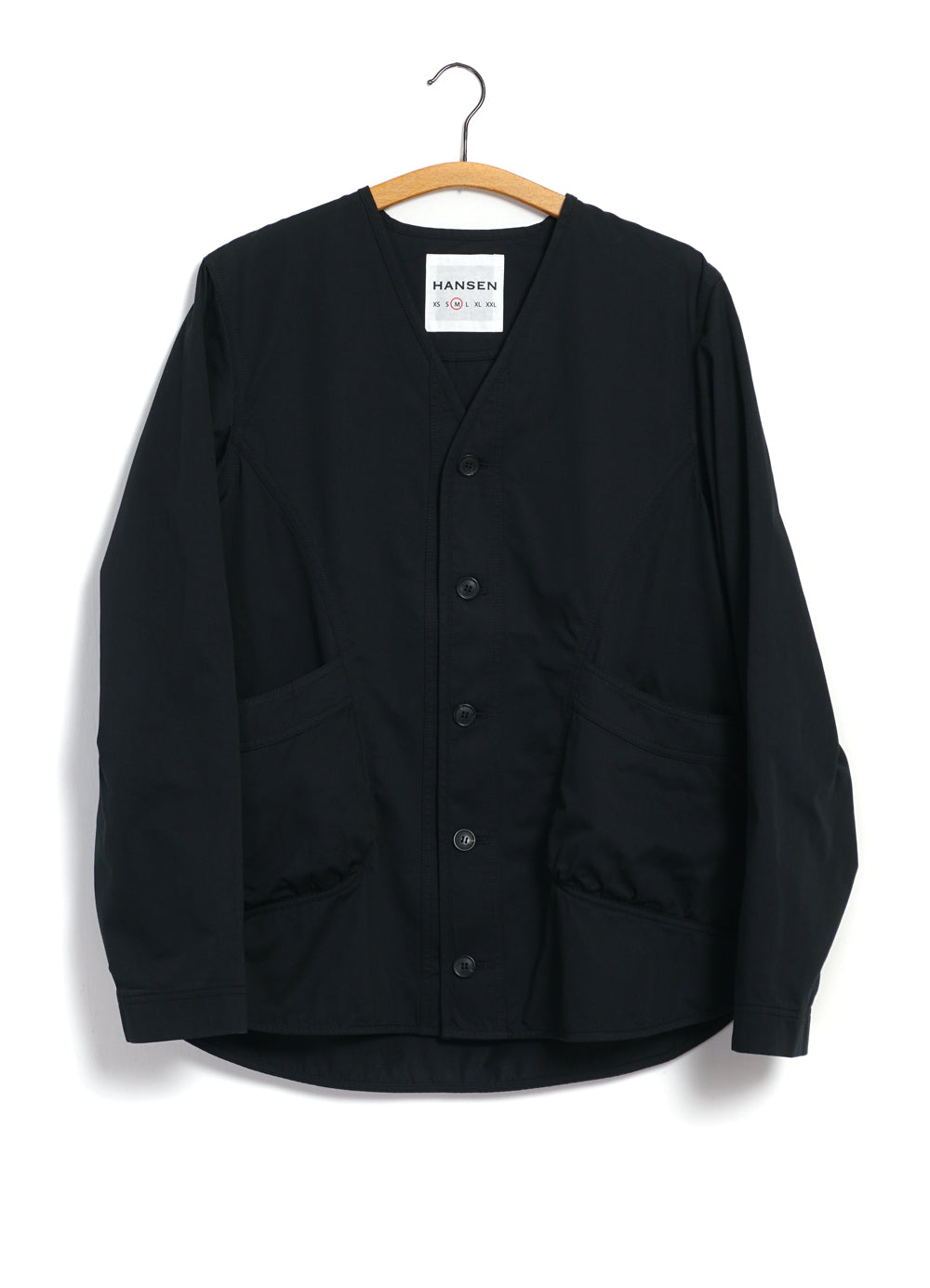 BERNARD 29-77-2 | Loose Fit Light Jacket | Black Drill