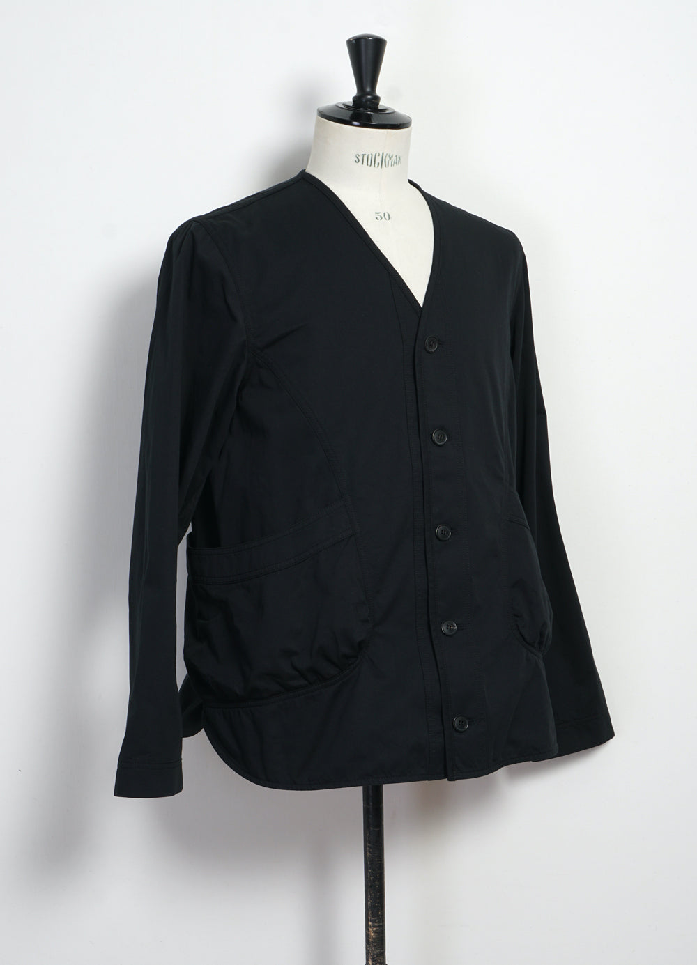 BERNARD 29-77-2 | Loose Fit Light Jacket | Black Drill