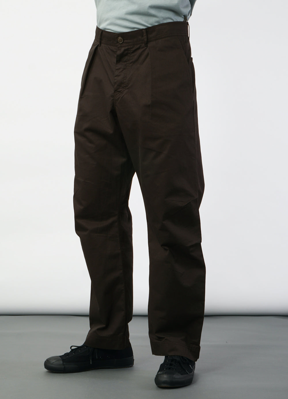 KARLO 29-77-9 | Wide Cut Utility Trousers | Coffee Drill