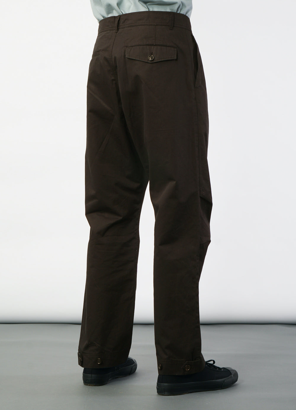 KARLO 29-77-9 | Wide Cut Utility Trousers | Coffee Drill