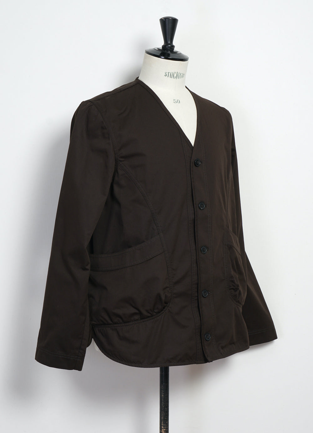 BERNARD 29-77-9 | Loose Fit Light Jacket | Coffee Drill