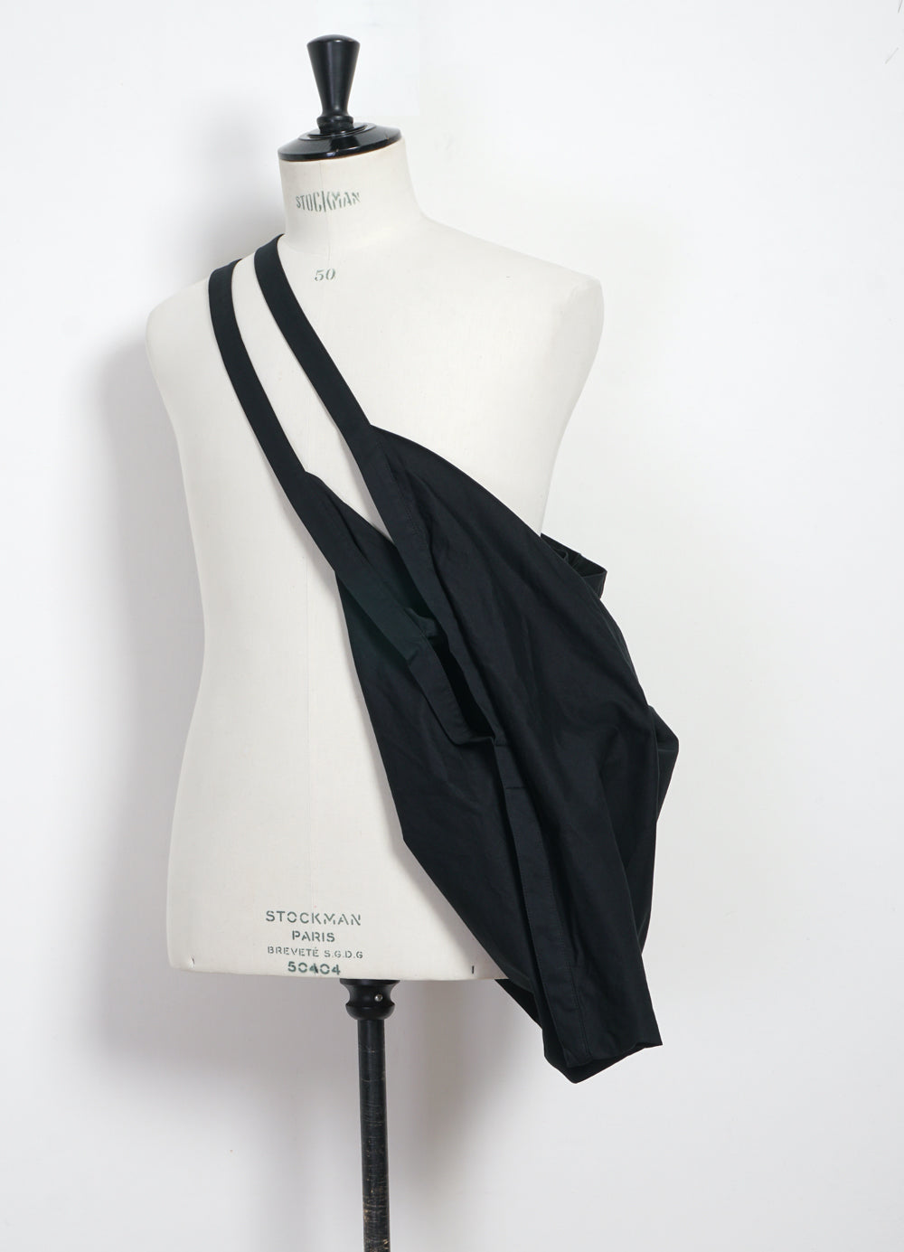 MALTE 29-77-2 | Large Origami Bag | Black Drill