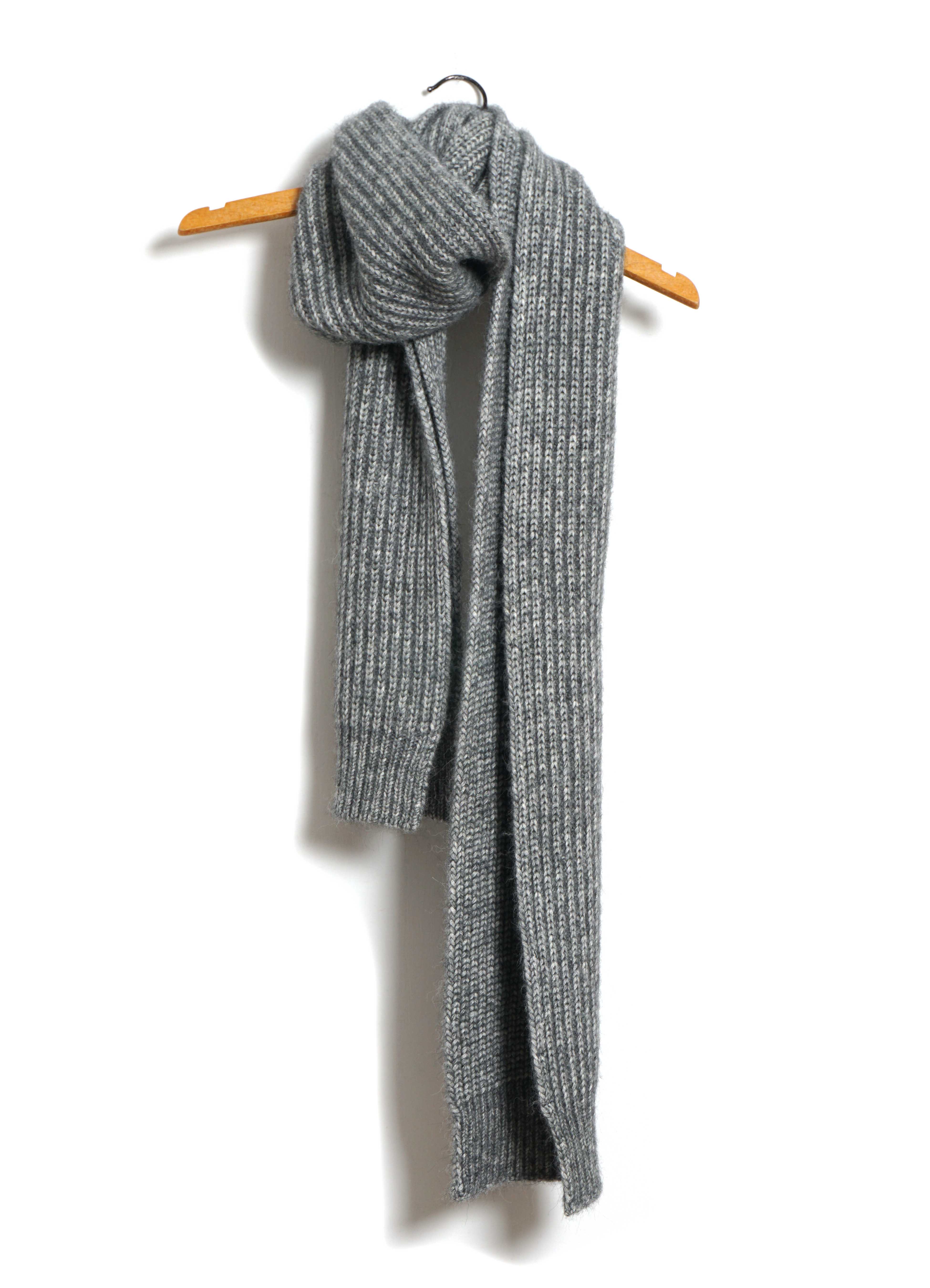 TOBIAS 30-07-5 | Heavy Rib Scarf | Silver
