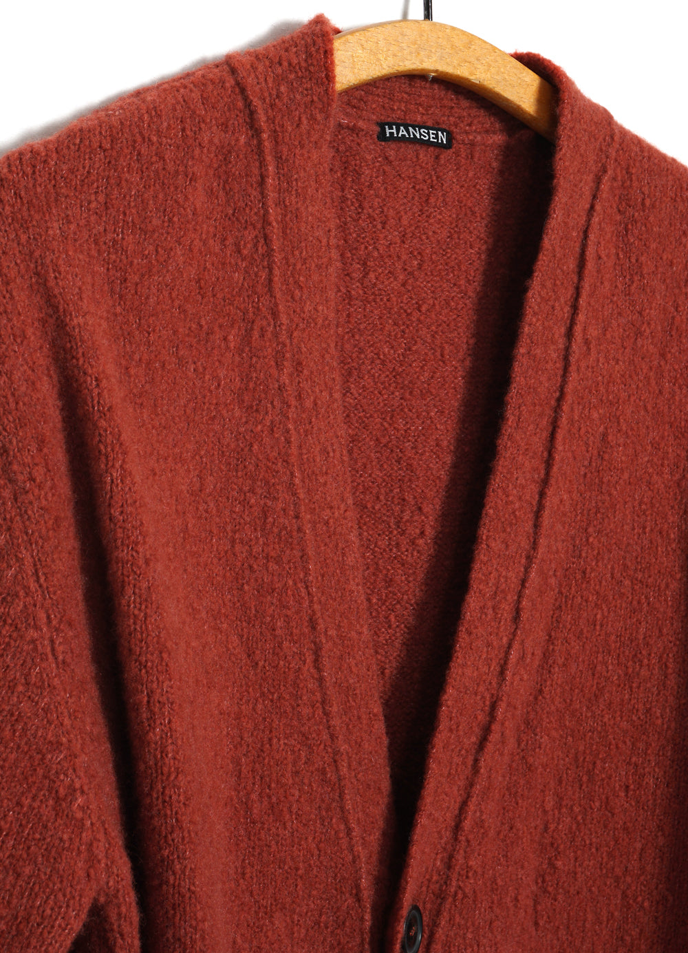 LEANDER 30-08-8 | Classic Cardigan | Rust