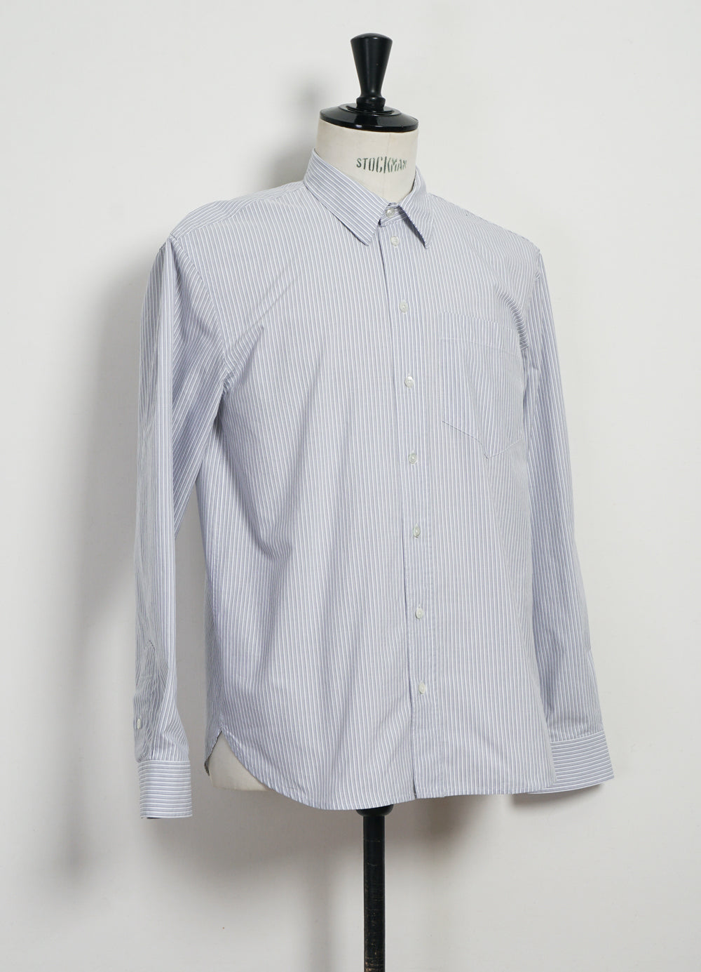 RAYMOND 30-18-5 | Loose Cut Shirt | Grey Stripes