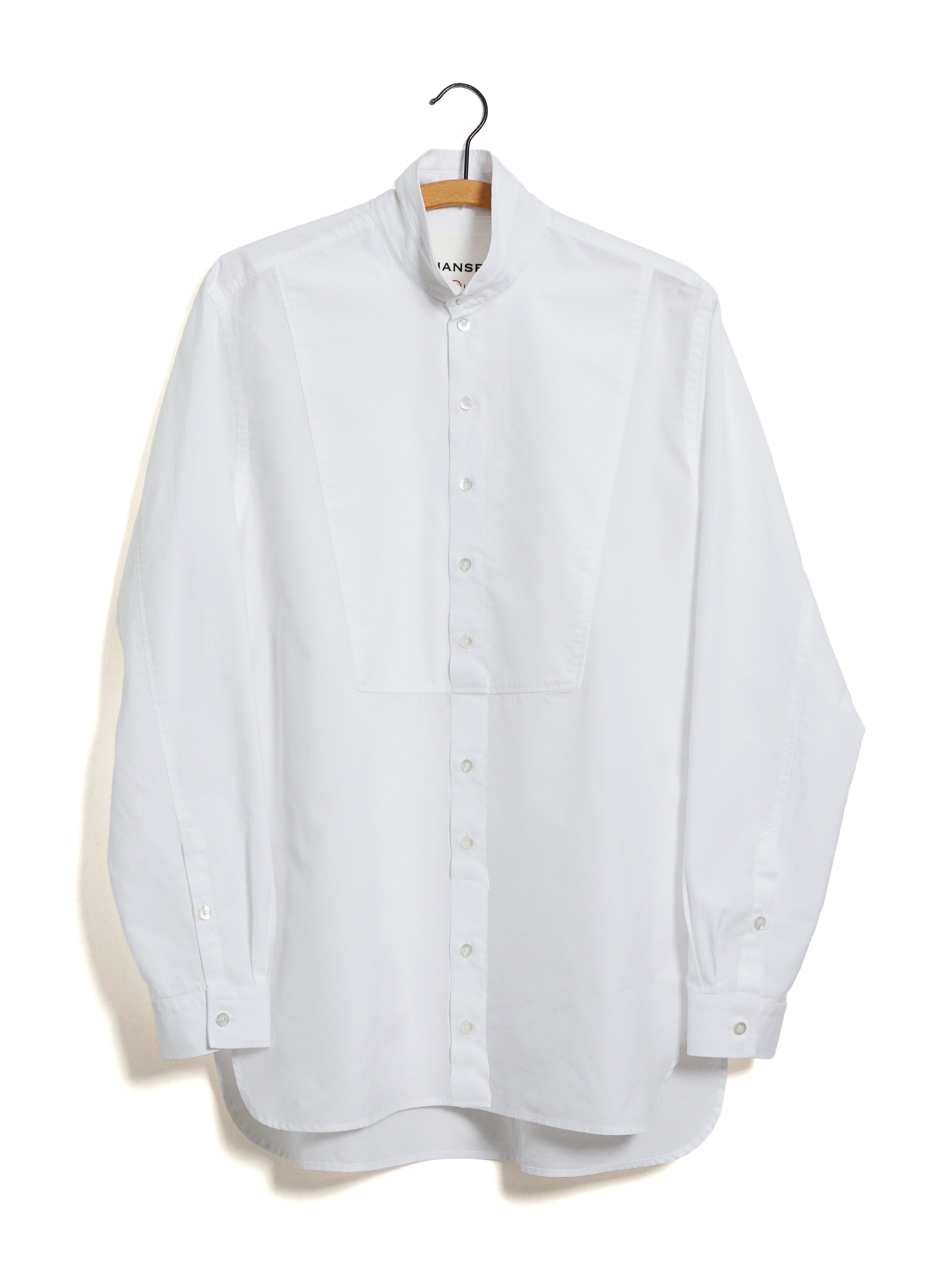 LUIS 30-20-1 | Loose Tuxedo Shirt | White